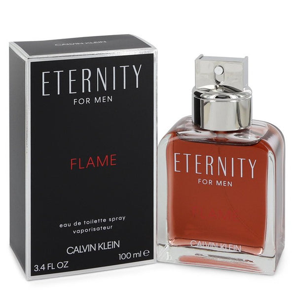 Eternity Flame by Calvin Klein Eau De Toilette Spray for Men 3.4oz