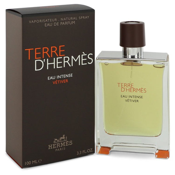 Terre D'hermes Eau Intense Vetiver by Hermes Eau De Parfum Spray for Men - 3.3oz / Regular - Beauty & Fragrance