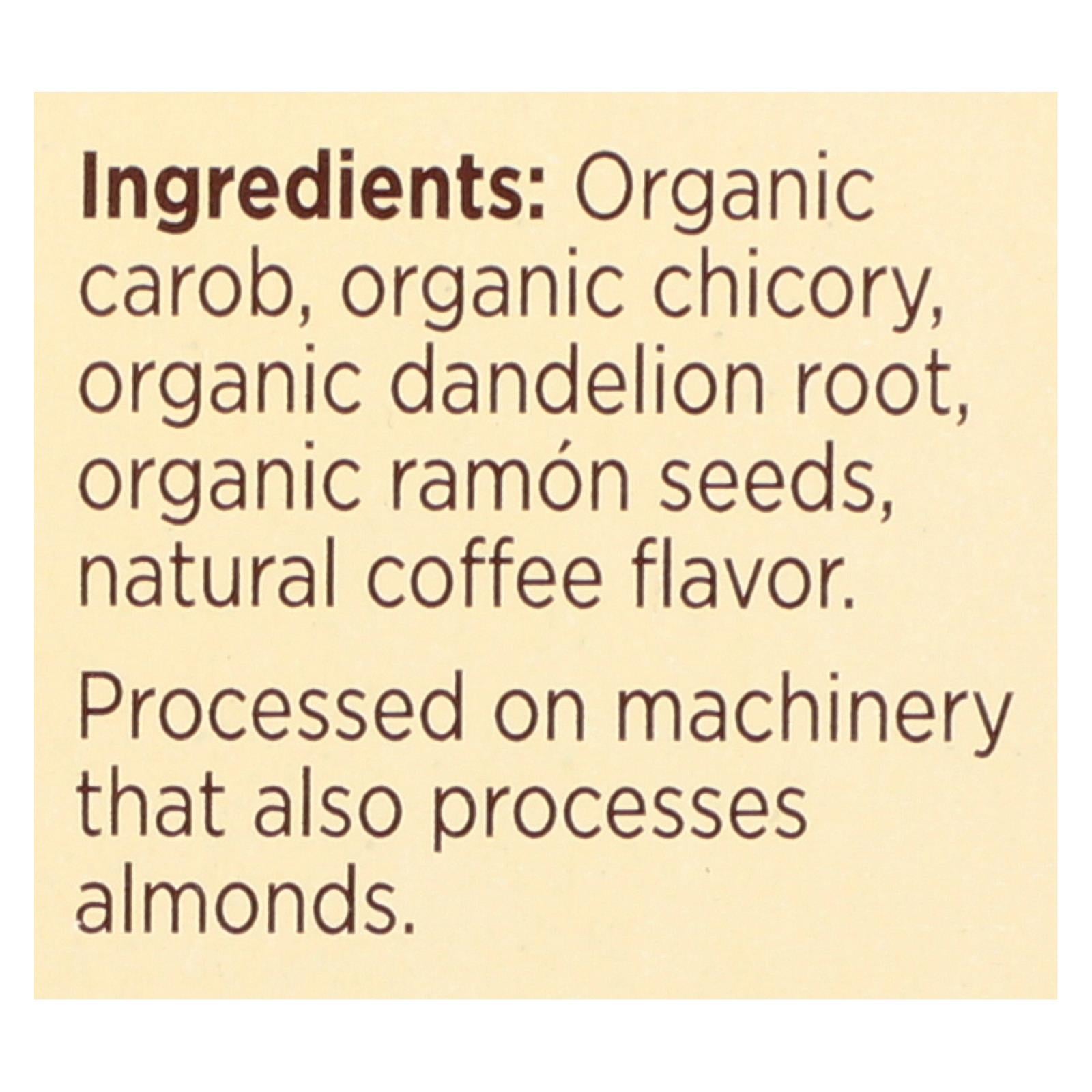 Teeccino Organic Herbal Coffee - Dandelion Dark Roast - 10 Bags - Case Of 6 - GreatEagleInc