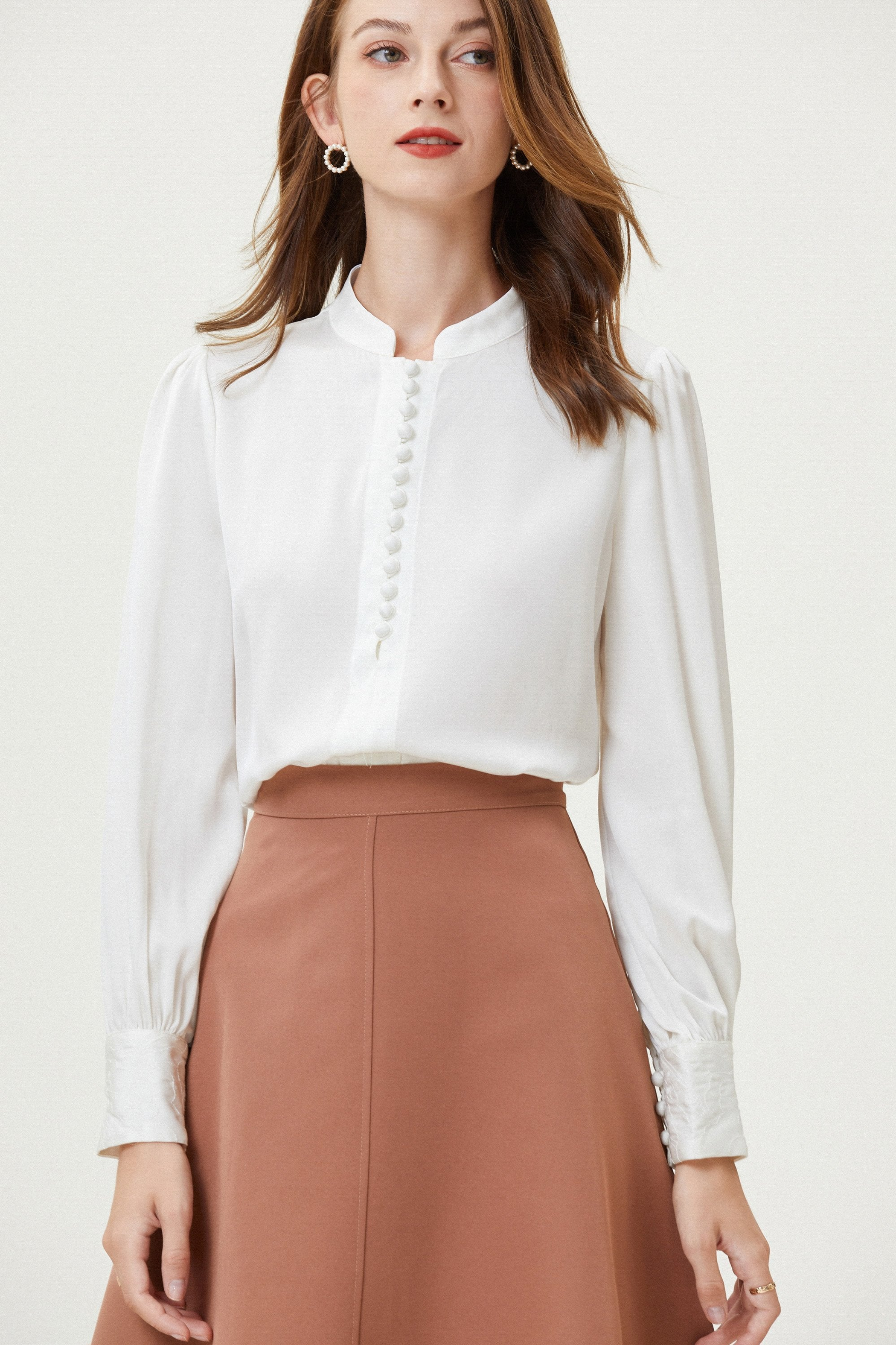 Fangyan | Dolphin Silk Blouse Fangyan