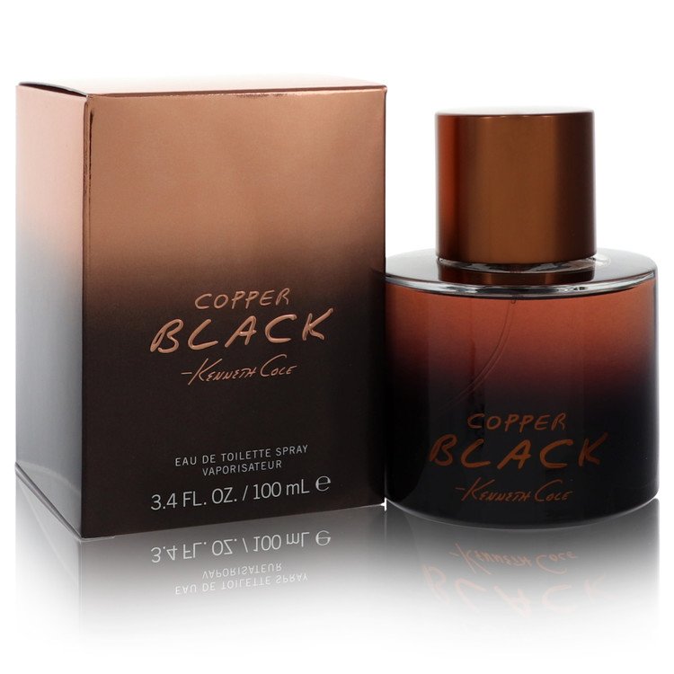 Kenneth Cole Copper Black by Kenneth Cole Eau De Toilette Spray for Men - GreatEagleInc