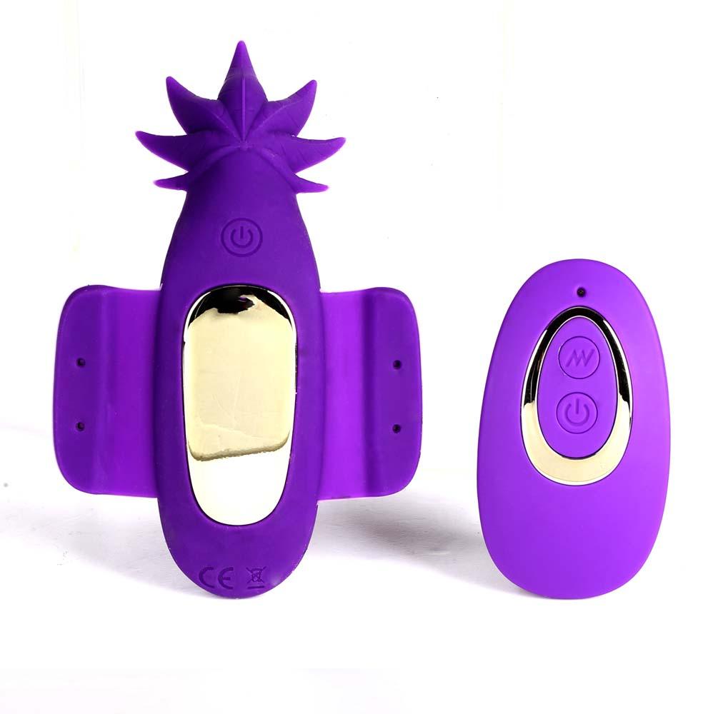 Sativa Remote Control Panty Teaser Purple - GreatEagleInc