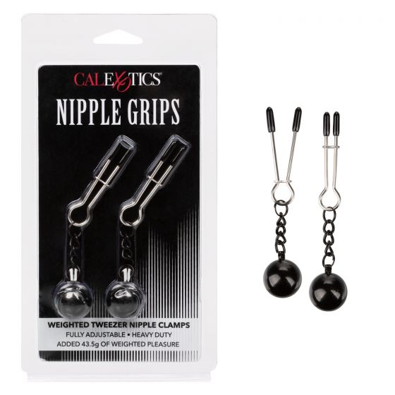 Nipple Grips Weighted Tweezer Nipple Clamps - Adult Products