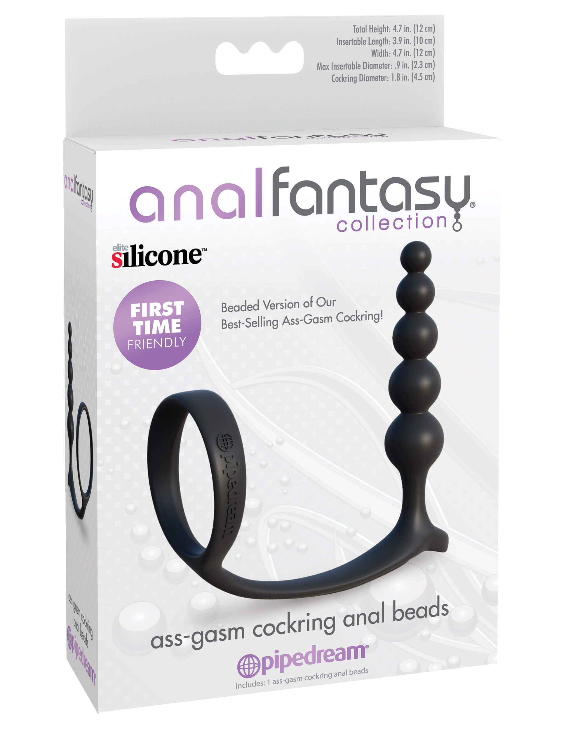 Anal Fantasy Ass-gasm Cockring Anal Beads - GreatEagleInc