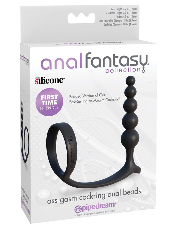 Anal Fantasy Ass-gasm Cockring Anal Beads - GreatEagleInc