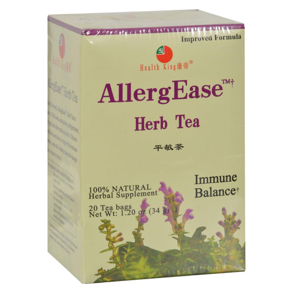 Health King Allergease Herb Tea - 20 Tea Bags - GreatEagleInc