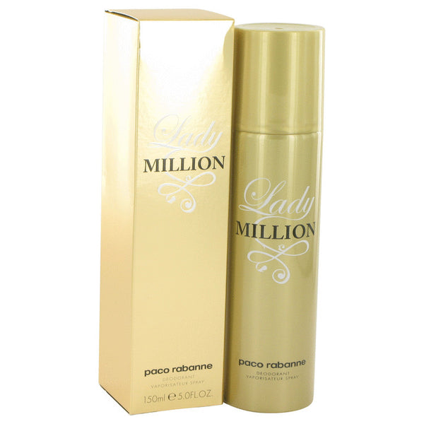 Lady Million by Paco Rabanne Deodorant Spray 5 oz for Women - GreatEagleInc