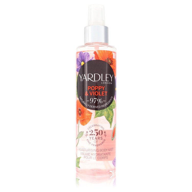 Yardley Poppy & Violet by Yardley London Body Mist 6.8 oz for Women Default Title