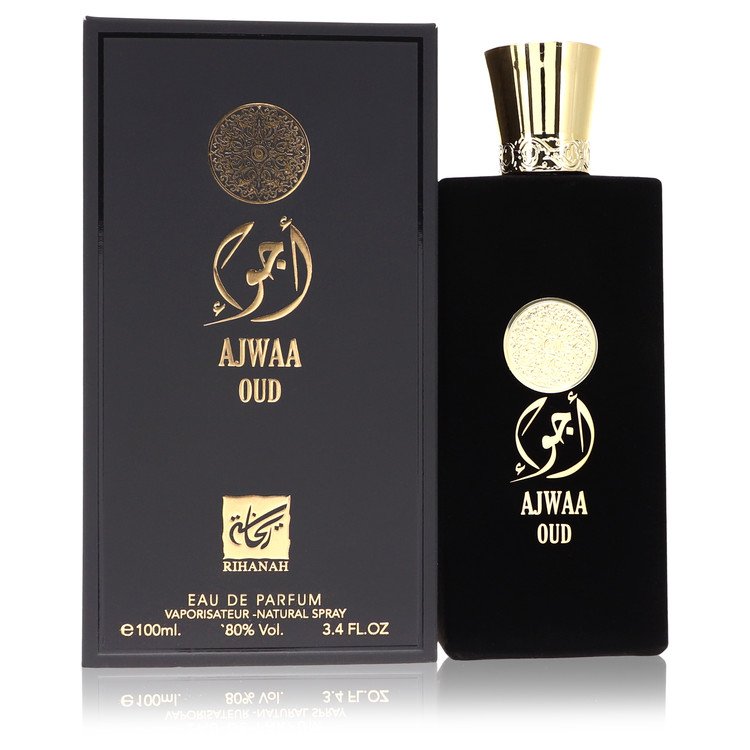 Ajwaa Oud by Rihanah Eau De Parfum Spray 3.4 oz for Men - GreatEagleInc
