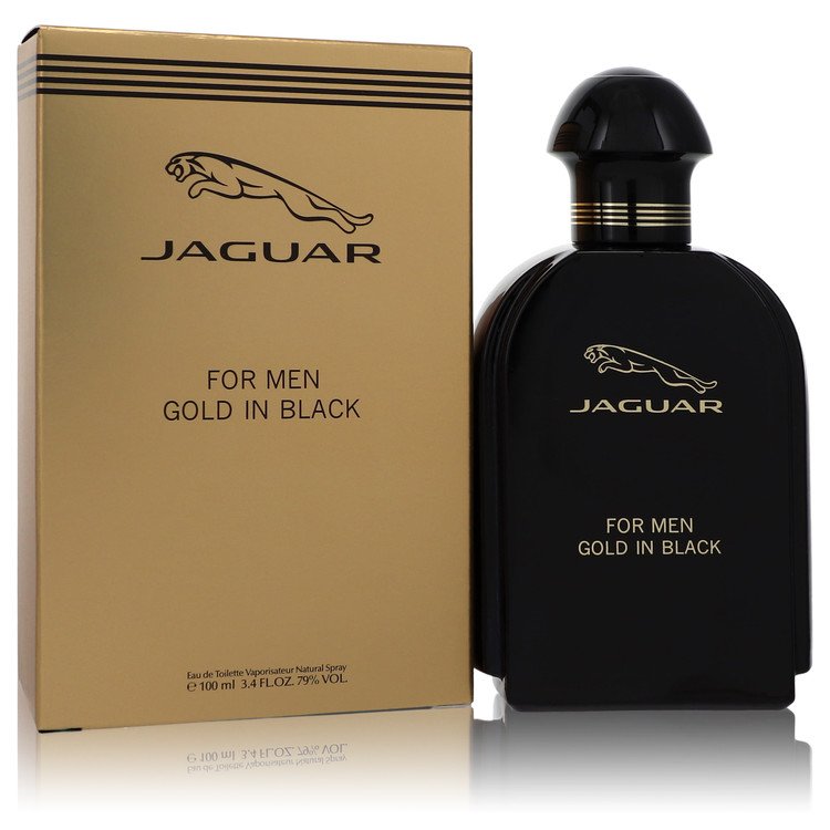 Jaguar Gold In Black by Jaguar Eau De Toilette Spray 3.4 oz for Men Regular