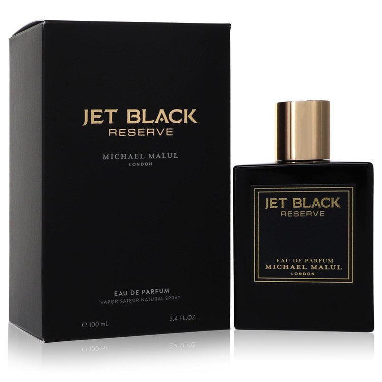 Jet Black Reserve by Michael Malul Eau De Parfum Spray 3.4 oz for Men - GreatEagleInc