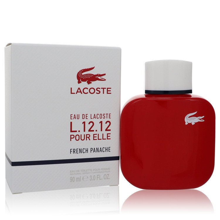 Eau De Lacoste L.12.12 Pour Elle French Panache by Lacoste Eau De Toilette Spray 3 oz for Women Regular