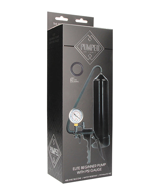 Shots Pumped Elite Beginner Pump W/psi Gauge - Black - GreatEagleInc