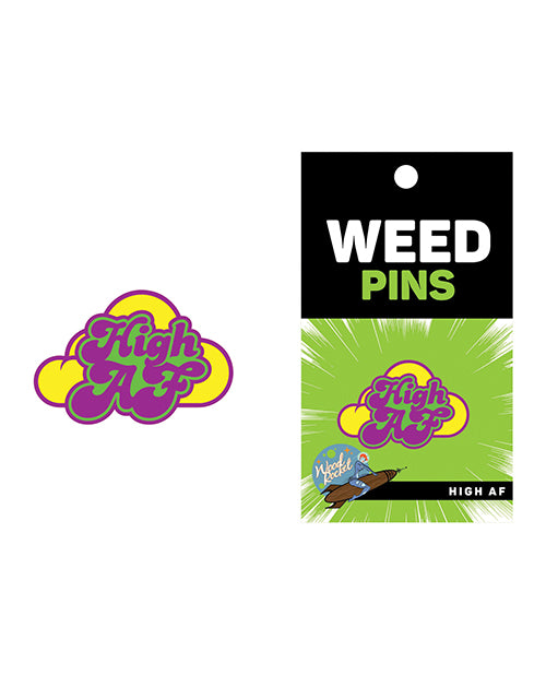 Wood Rocket Weed High Af Pin - Multi Color Default Title