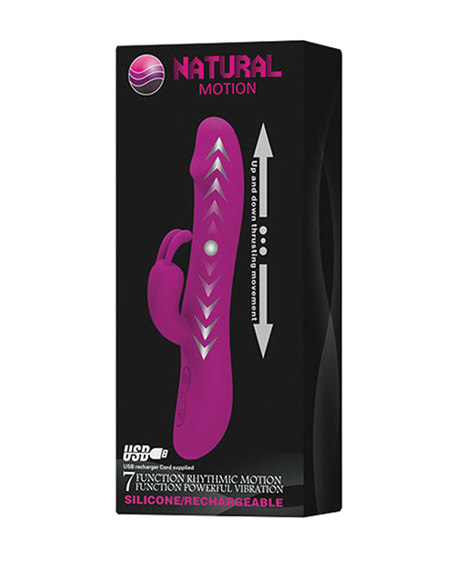 Pretty Love Natural Motion Thrusting Rabbit 7 Function - Fuchsia Default Title