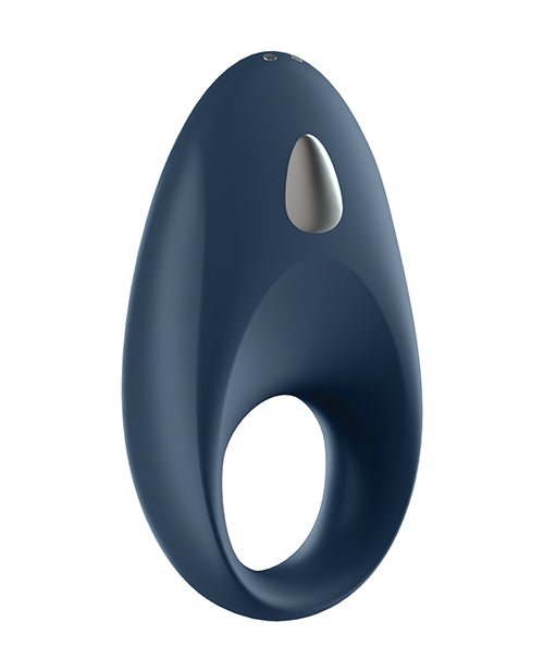 Satisfyer Mighty One Ring W/app - Blue - GreatEagleInc