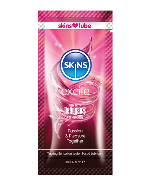 Skins Excite Water Based Lubricant - 5 Ml Foil Default Title