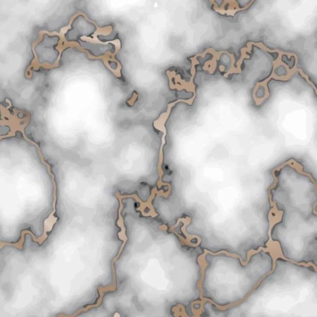 15" X 15" Gray And Gold Abstract Agglomerated cork Square Placemats