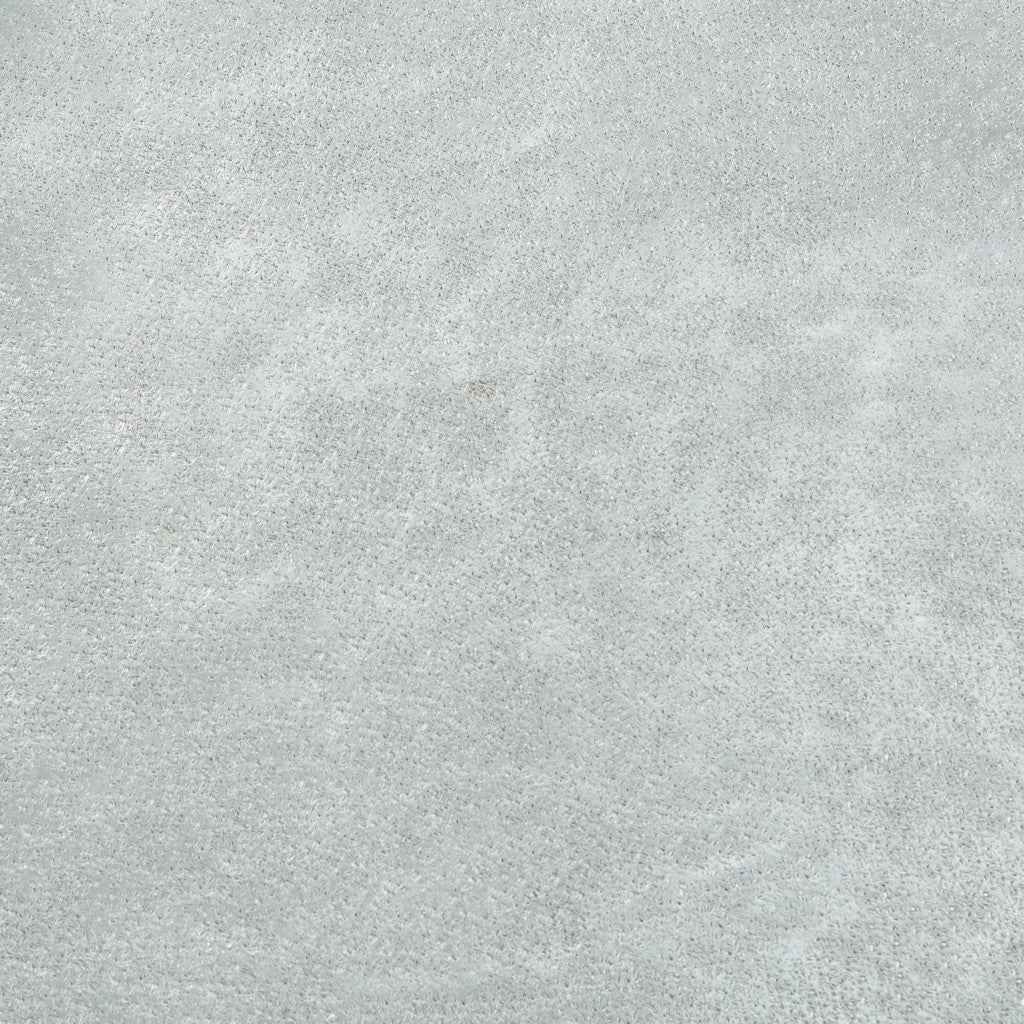 37" Silver Aluminum Free Form Solid Coffee Table