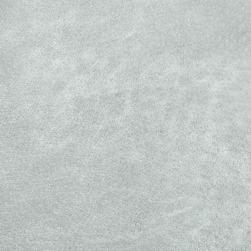 37" Silver Aluminum Free Form Solid Coffee Table