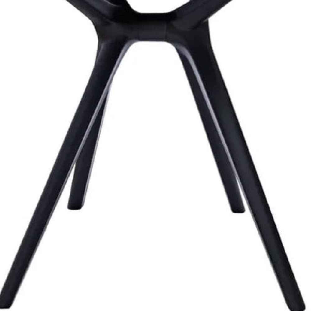27" Black Heavy Duty Plastic Square End Table