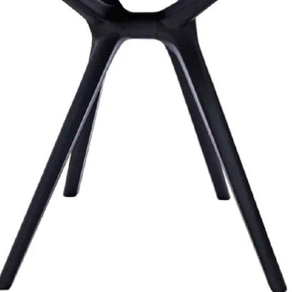 27" Black Heavy Duty Plastic Square End Table