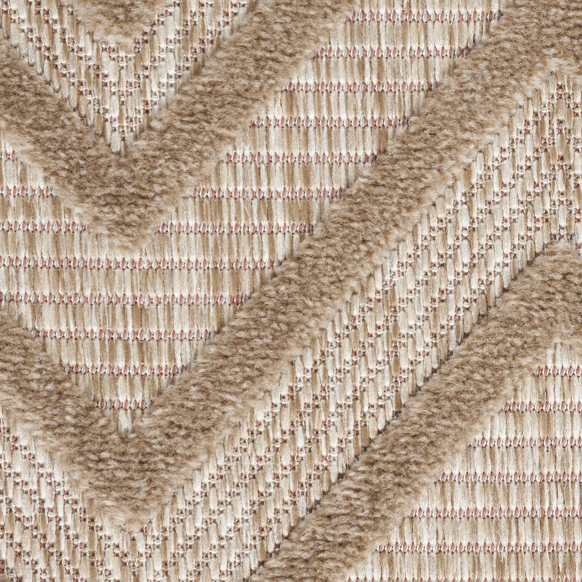 7' X 10' Beige Indoor Outdoor Area Rug - Outdoor