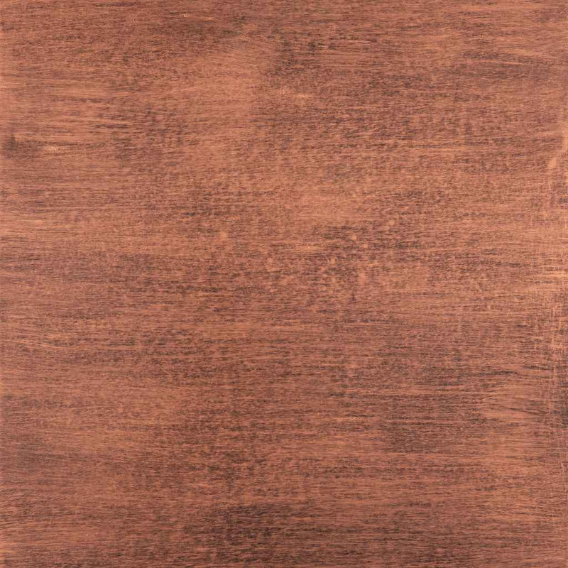 32" Black and Copper Mirrored Glass and Steel Solid Coffee Table