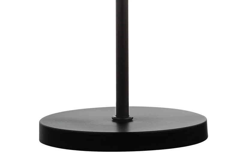 23" Antiqued Bronze Geometric Table Lamp With Drum Shade Homeroots Lighting