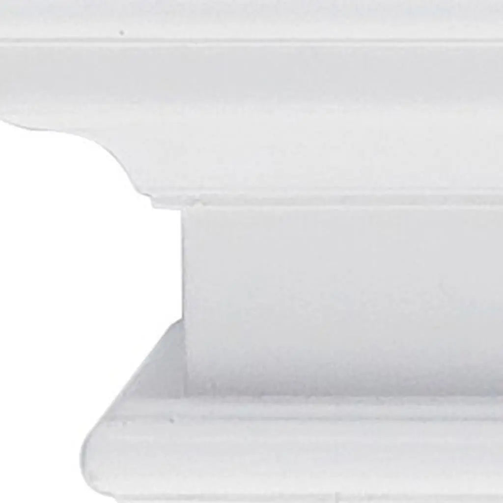 23" Classic White Floating Wall Shelf Homeroots Organization