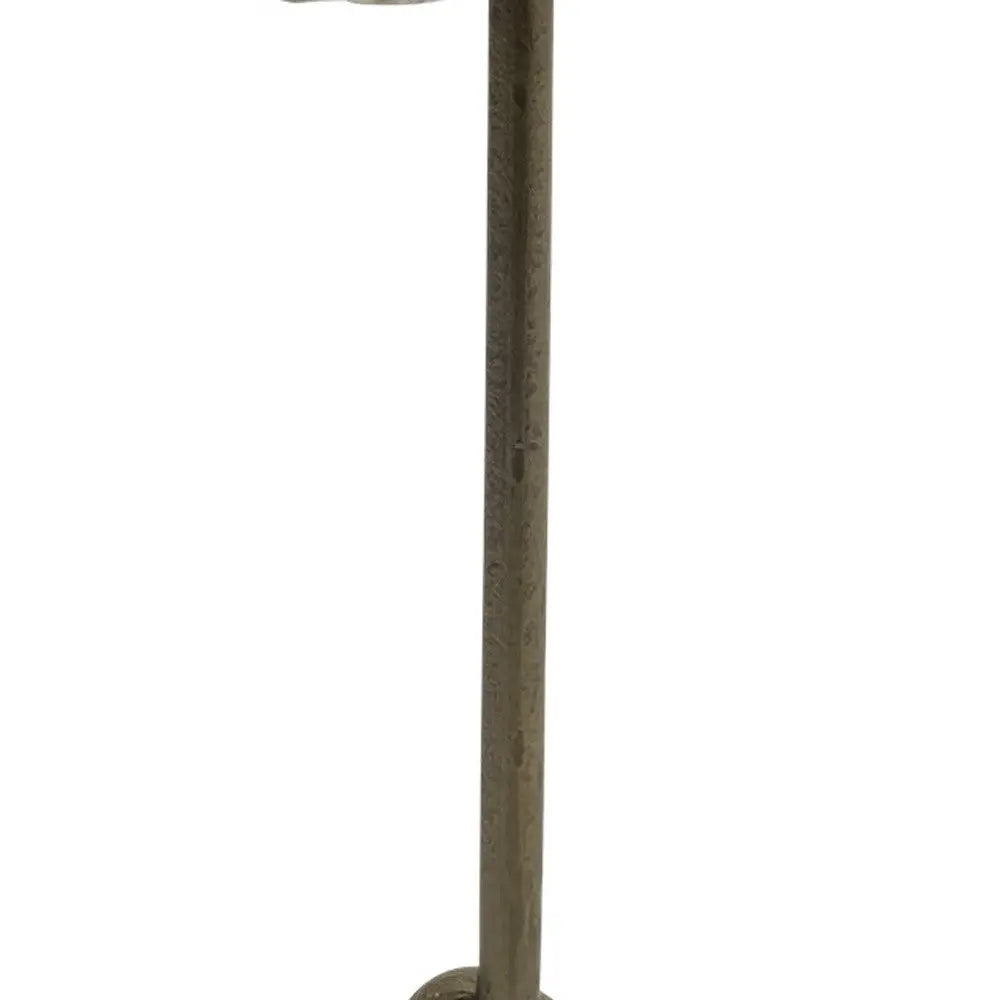 23" Gold And White Marble End Table - GreatEagleInc