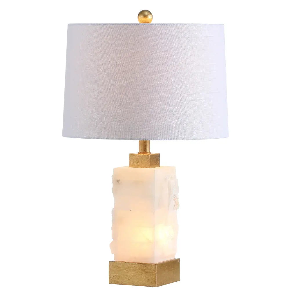 23" Gold Novelty Table Lamp LED With Globe Shade Homeroots Lighting