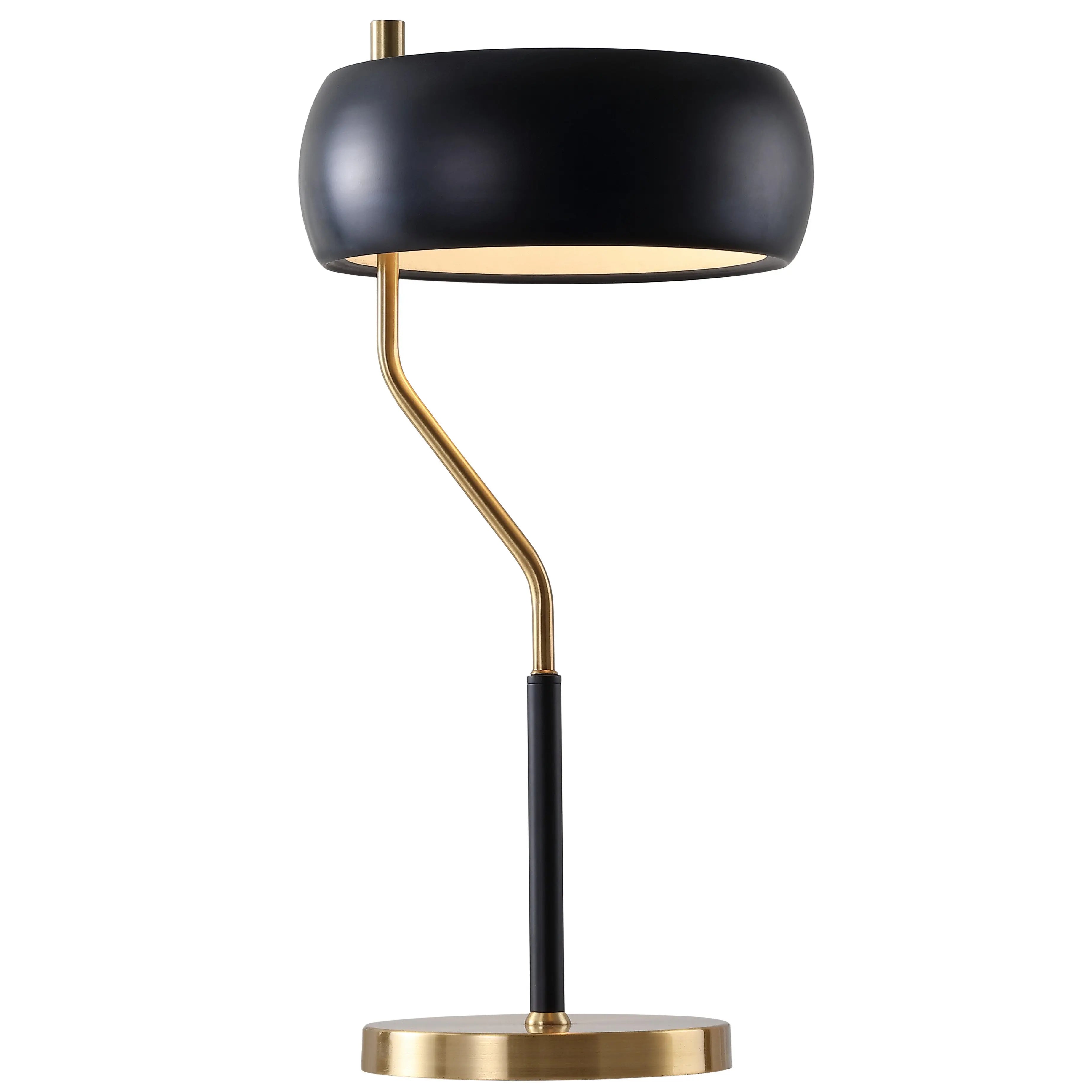 23" Gold Novelty Table Lamp LED With Globe Shade Homeroots Lighting