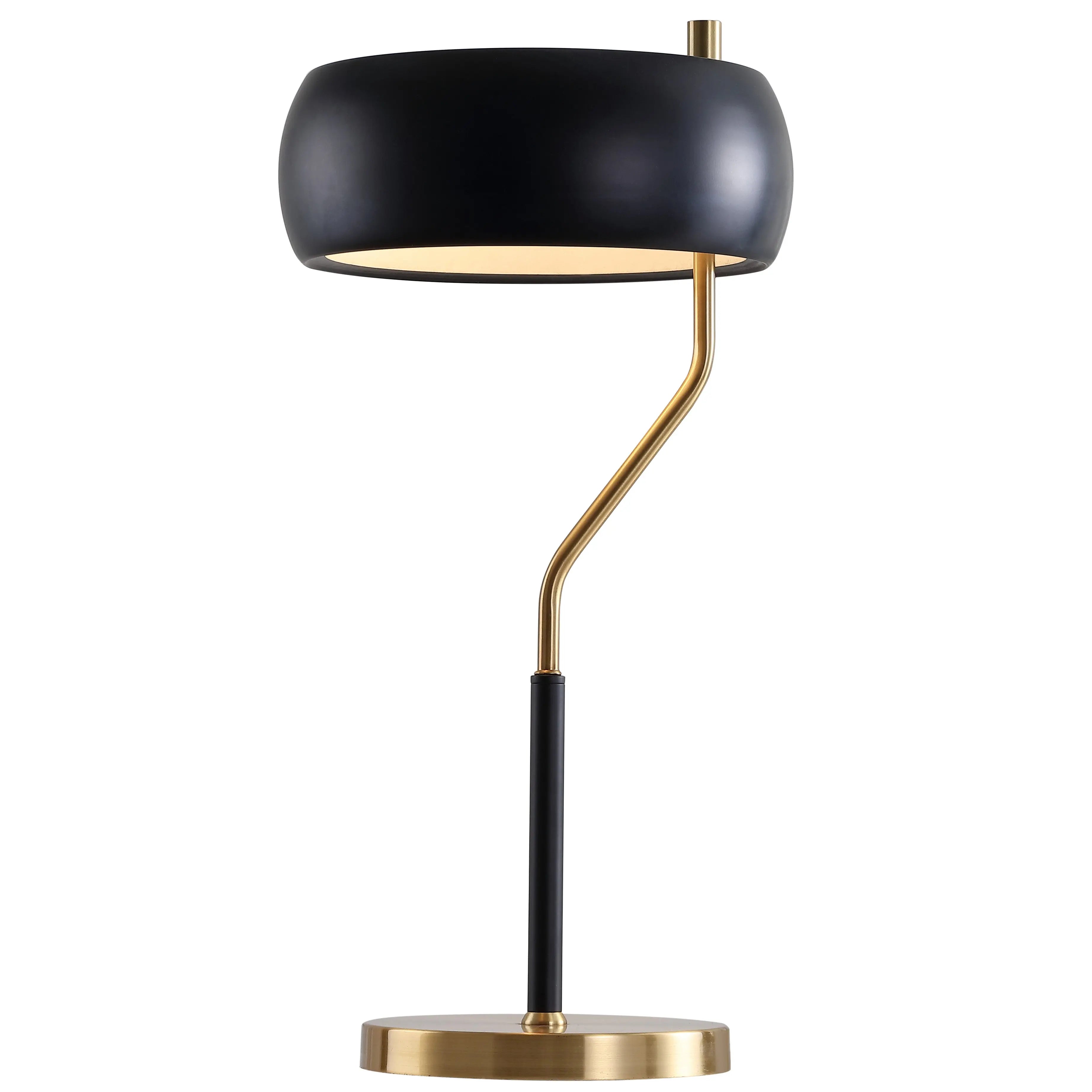 23" Gold Novelty Table Lamp LED With Globe Shade Homeroots Lighting