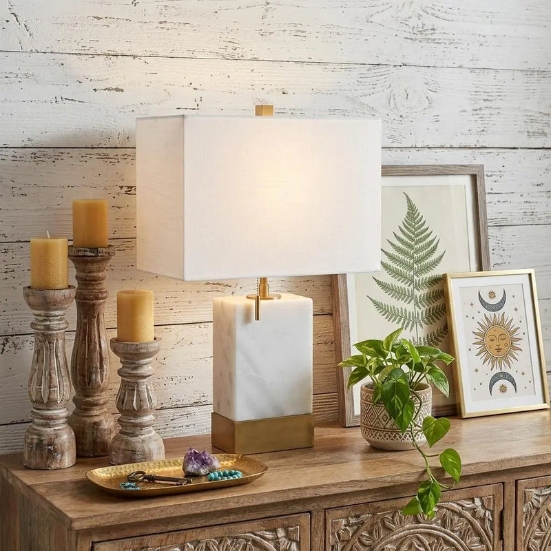 23" Gold Table Lamp With Shade Homeroots Lighting