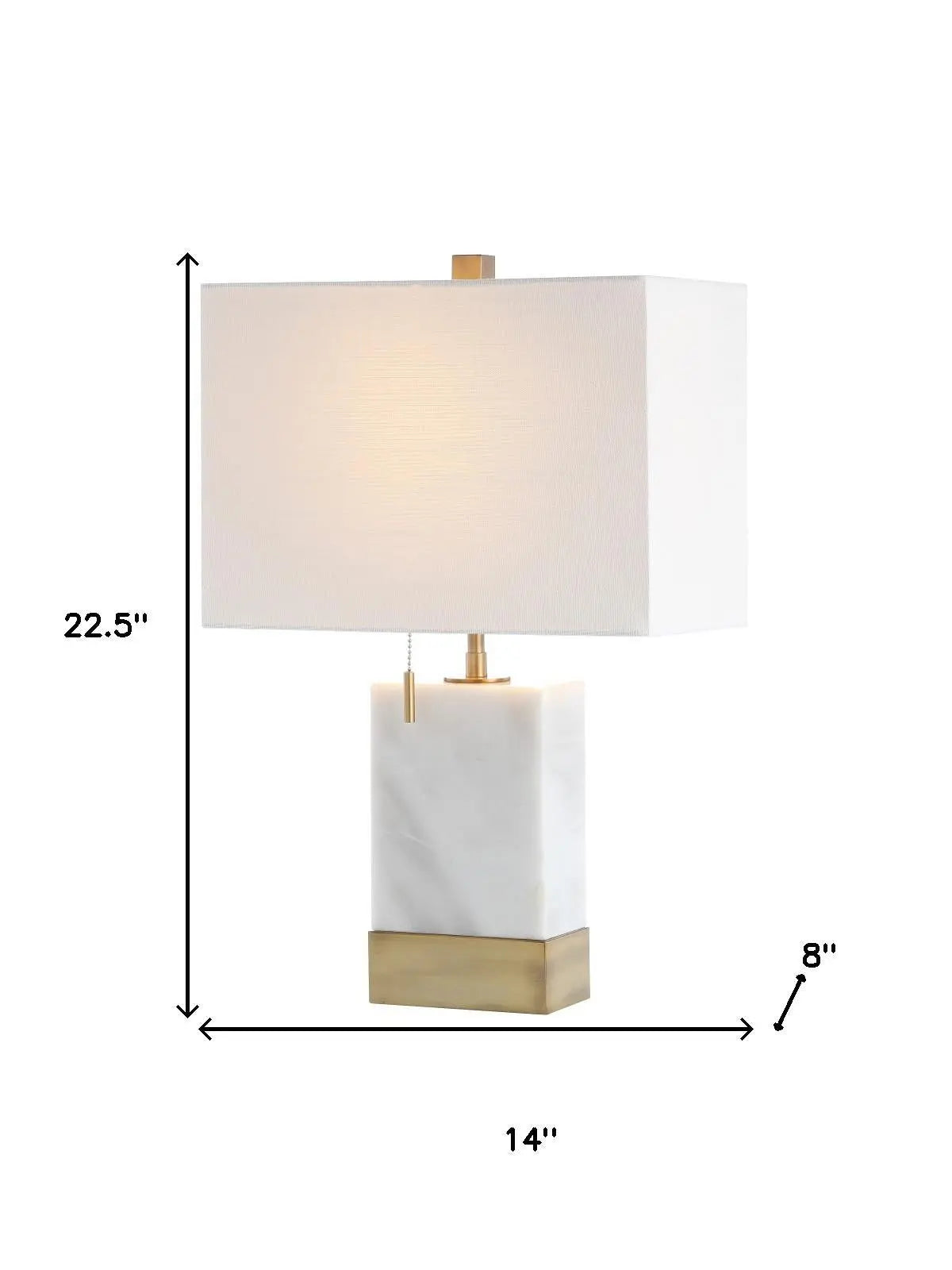 23" Gold Table Lamp With Shade Homeroots Lighting