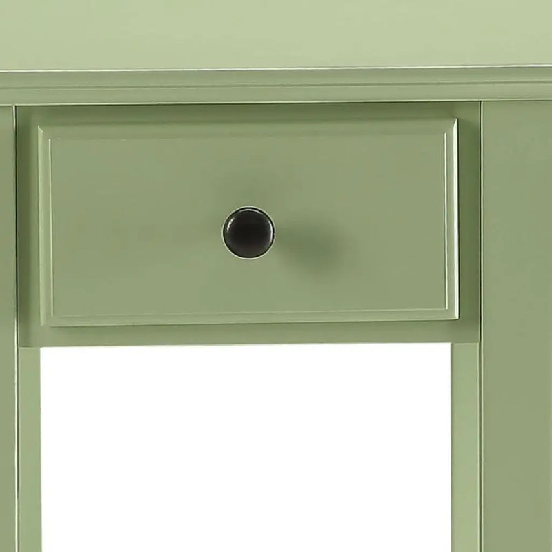 23" Pale Green Single Drawer End Table Homeroots Living Room