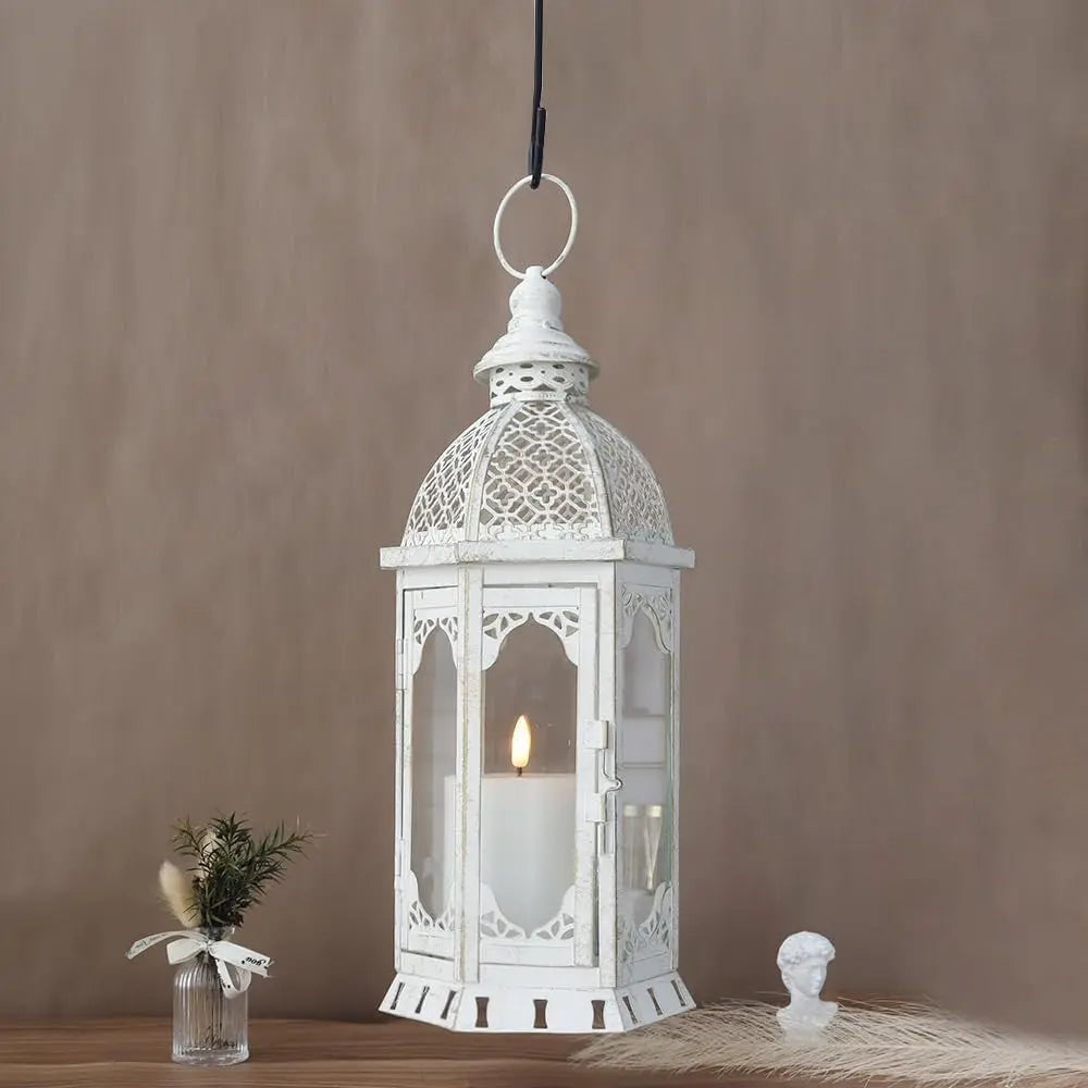 23" White Glass Floor Candelabra Candle Holder Homeroots Home Decor