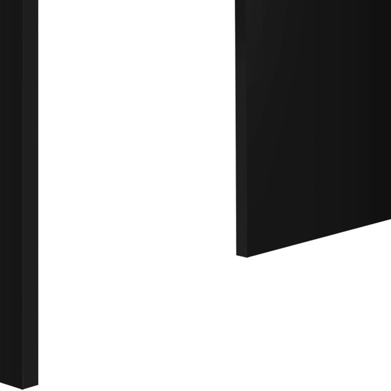 55" Gray and Black L Shape Computer Desk With Three Drawers - GreatEagleInc