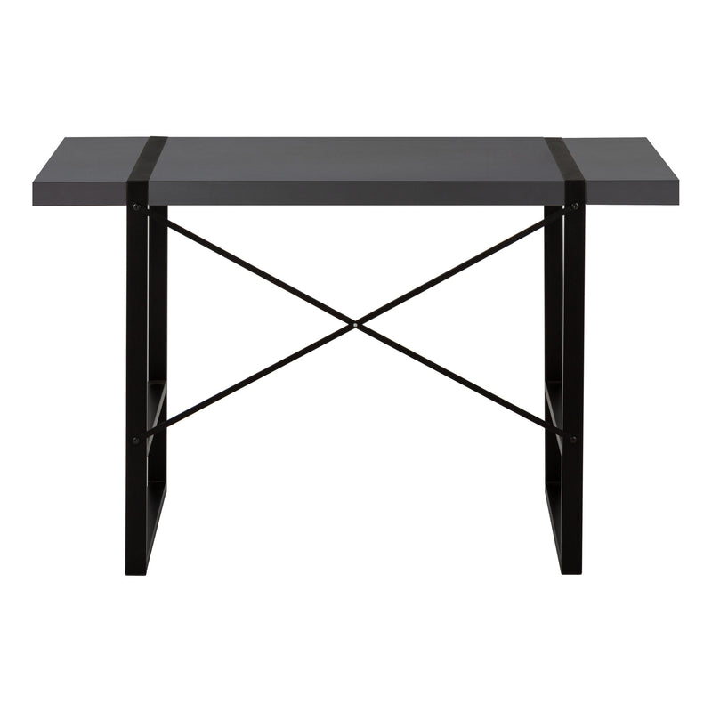 49" Gray and Black Computer Desk - Office
