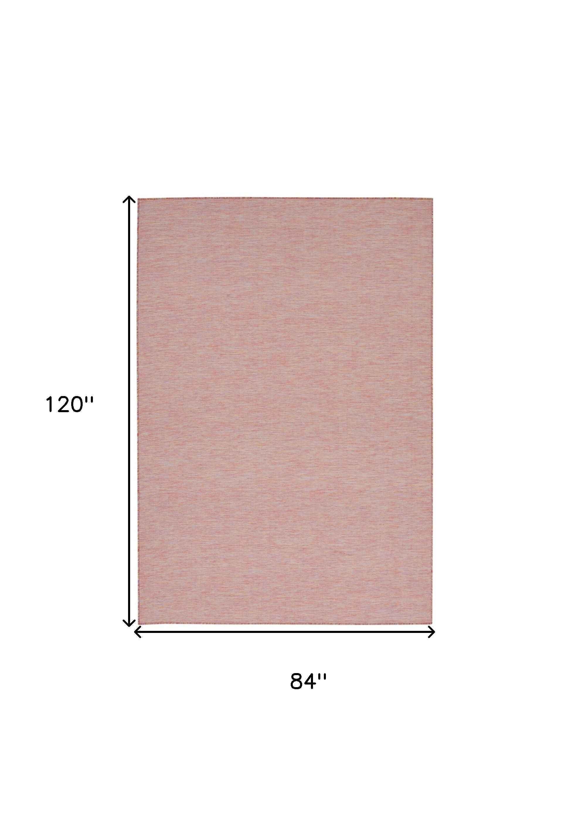 7' X 10' Rainbow Indoor Outdoor Area Rug