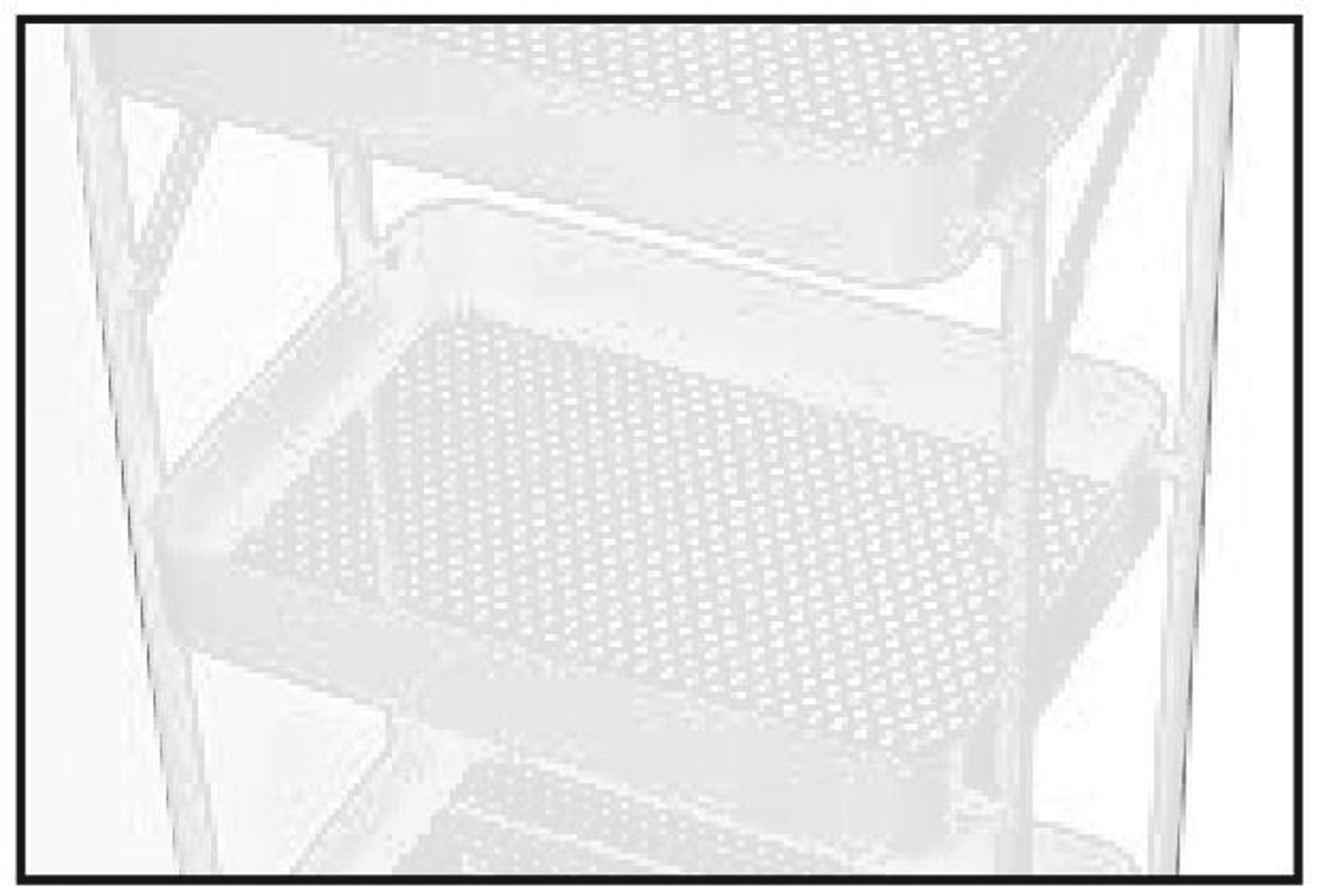 White 3-tier foldable rolling trolley with perforated mesh shelves