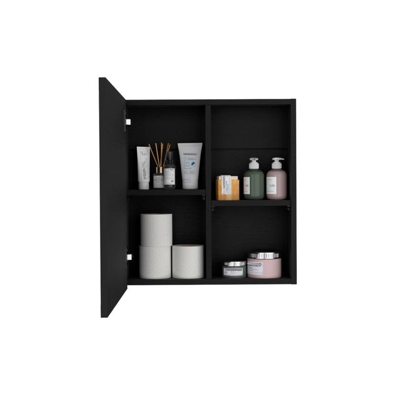 20" Black Wood Floating Bathroom Vanity - Office