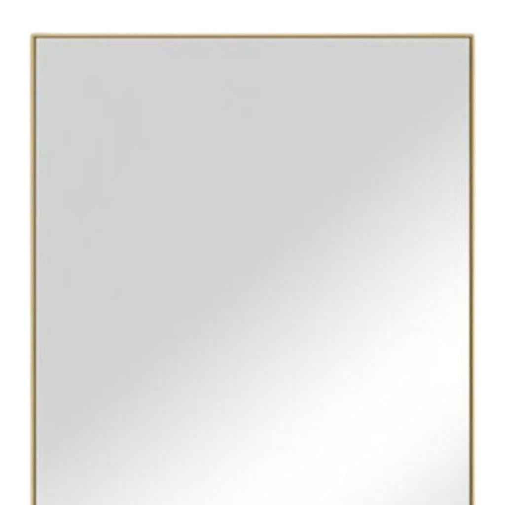 47" Gold Metal Accent Mirror