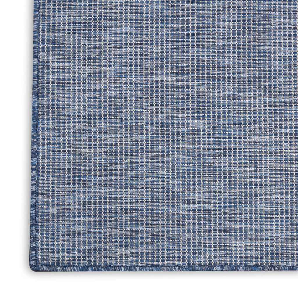 9' X 12' Navy Blue Indoor Outdoor Area Rug