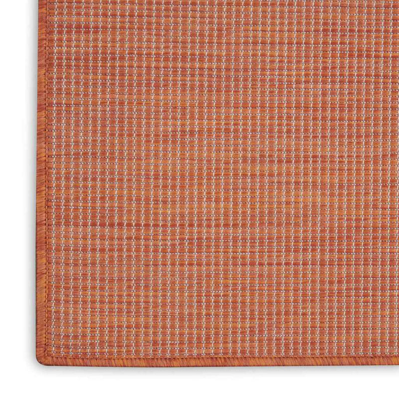 12' Terracotta Indoor Outdoor Area Rug