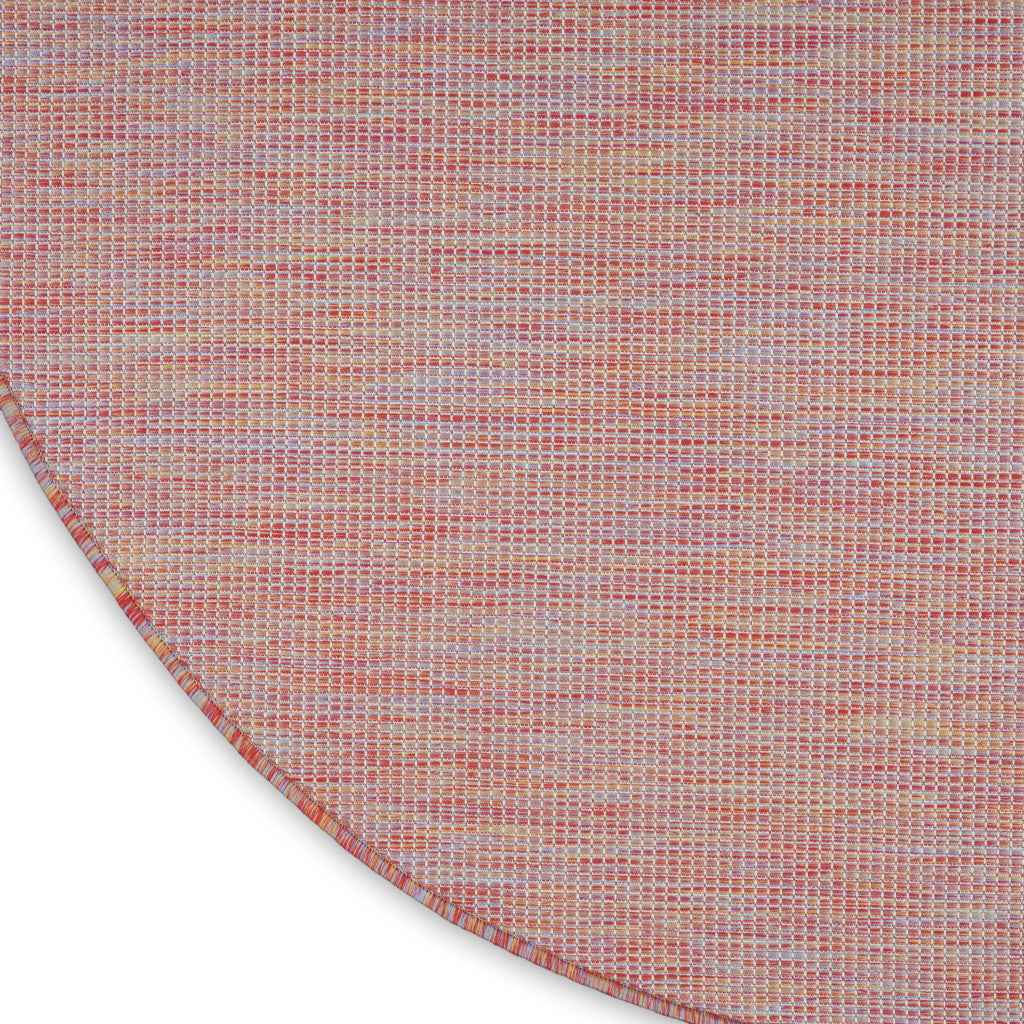 8' Rainbow Round Indoor Outdoor Area Rug