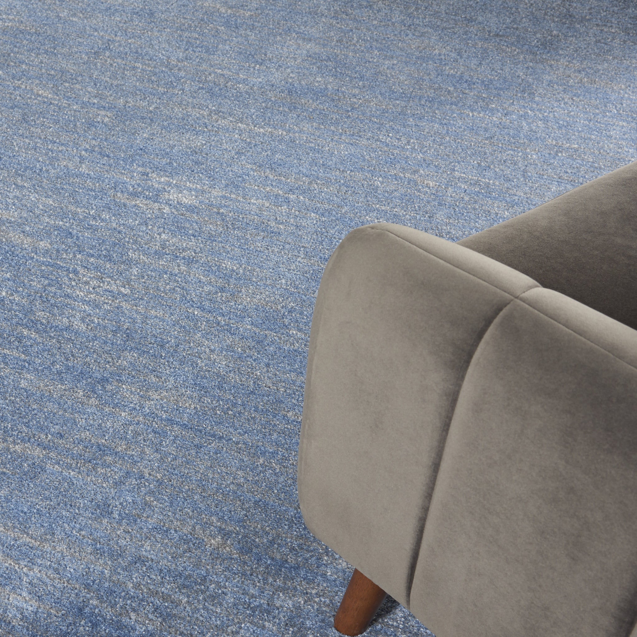 8' X 10' Blue And Gray Indoor Outdoor Area Rug - Outdoor