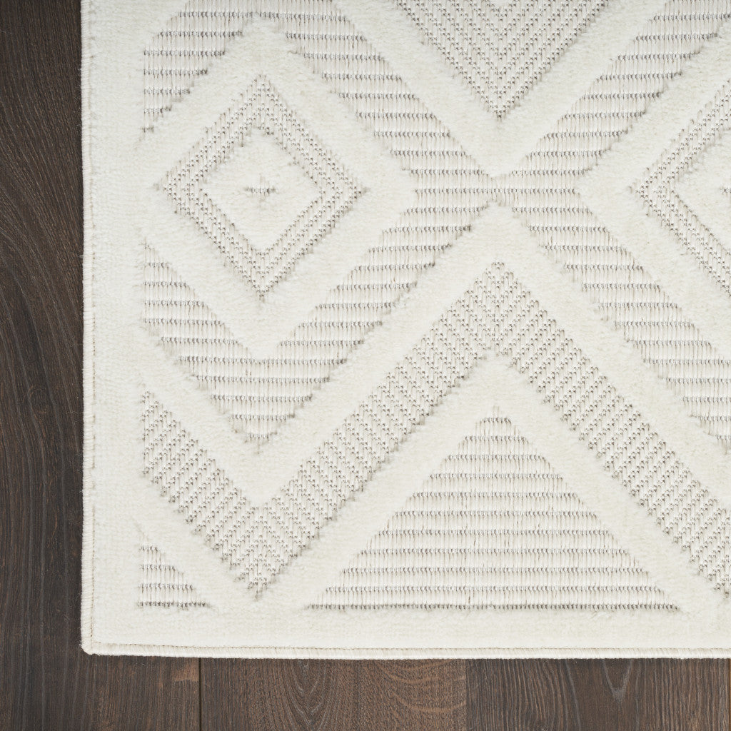 4' X 6' Ivory Indoor Outdoor Area Rug - Sports & Outdoor