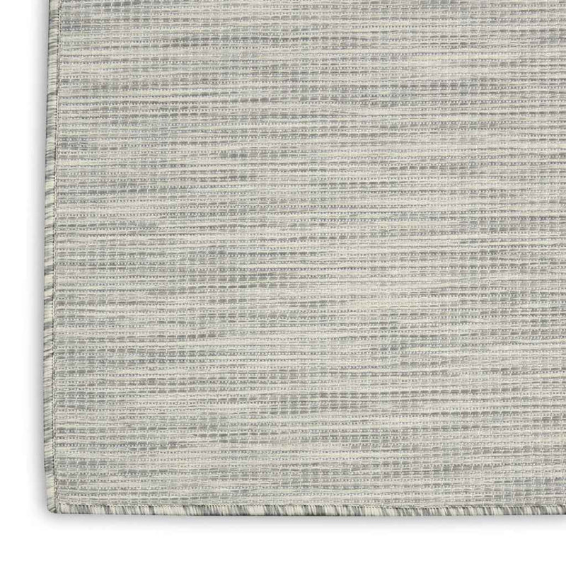 8' Gray Power Loom Runner Rug